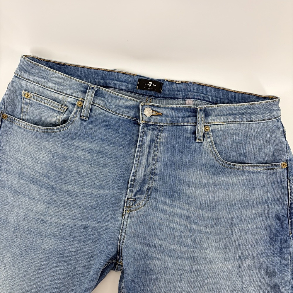 7 For All Mankind Men's The Straight Jeans 38×30